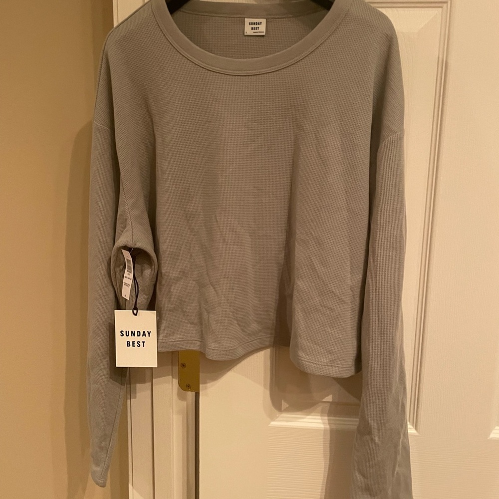 COPY - Sunday Best Baby Waffle Longsleeve size L from Aritzia